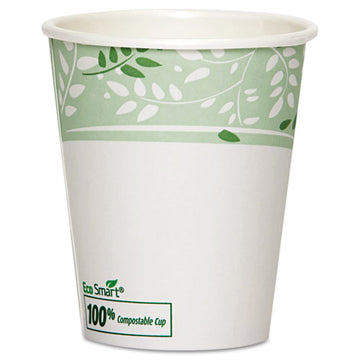 Dixie® Pla Hot Cups, 8 Oz, Viridian Design, 50-sleeve, 20 Sleeves-carton freeshipping - TVN Wholesale